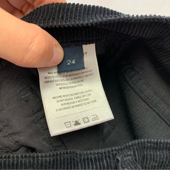 Jolene C of H Corduroy Black pants size 24 - Picture 3 of 10